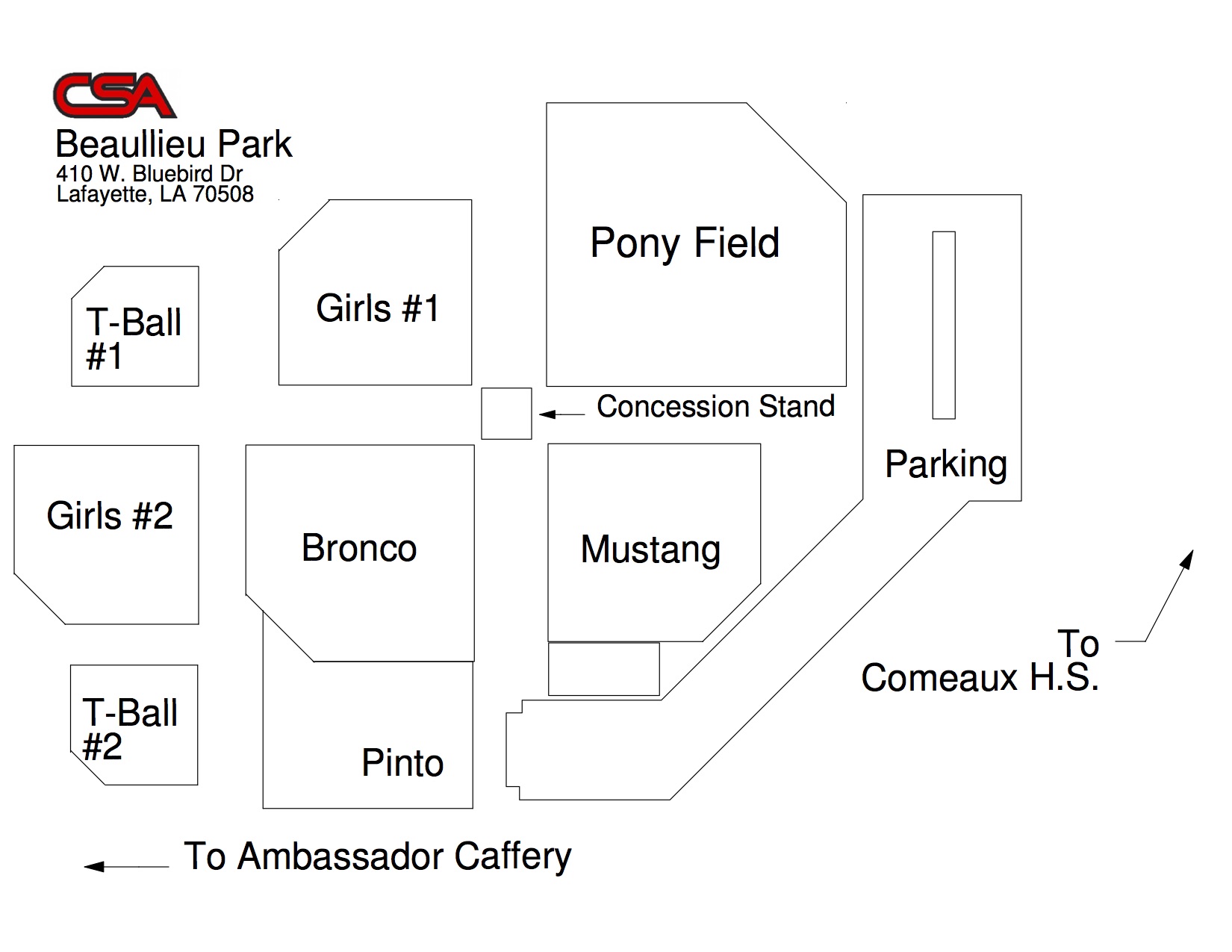beaullieu park diagram